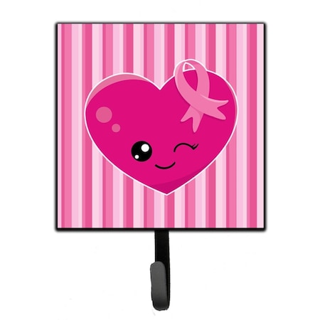 Carolines Treasures Breast Cancer Awareness Ribbon Heart Leash or Key Holder BB6982SH4